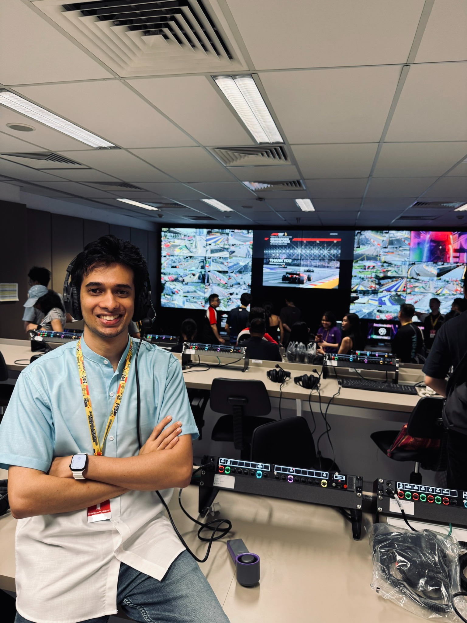 Formula 1 race control area